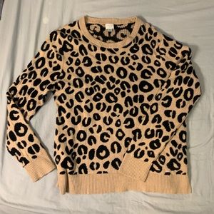 Cheetah Print Sweater